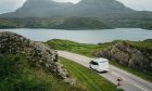 The NC500 stretches for over 500 miles around the north of Scotland and has seen a rise in campervan visitors.