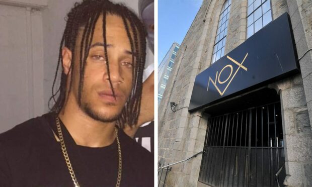 Binghii Joseph assaulted and verbally abused two police officers at Nox nightclub.