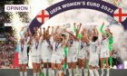 The England women's team ‘brought it hame’ at the Euros. Picture by Daniela Porcelli/SPP/Shutterstock