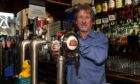 Pub owner Colin Cameron has welcomed the freeze on draught beer duty. Image: Heather Fowlie/DC Thomson