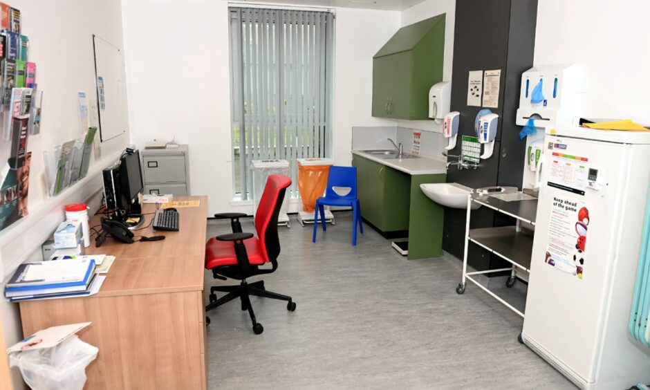 One of the seven consulting rooms used by a range of staff and patients every day. Picture by Darrell Benns