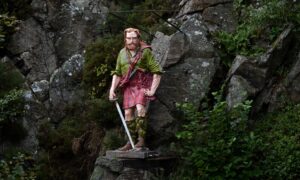 A new Rob Roy statue was unveiled in Culter in 2017. Photo by Kenny Elrick