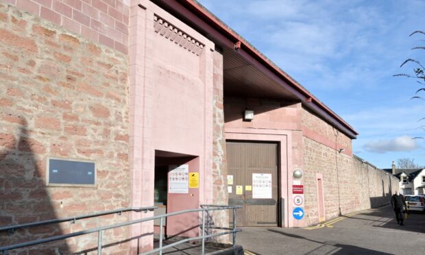 The thick walls of HMP Inverness. Picture by Sandy McCook