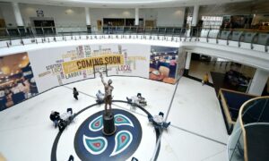 The Eastgate Centre's food court before the new look was unveiled in 2023. Image: Sandy McCook/DC Thomson