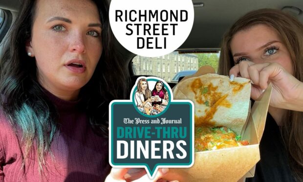 To go with story by Karla Sinclair. Drive-Thru Diners: The mammoth-sized dishes to order (and avoid) from Richmond Street Deli Picture shows; Julia Bryce and Karla Sinclair. Aberdeen. Supplied by Design Date; Unknown