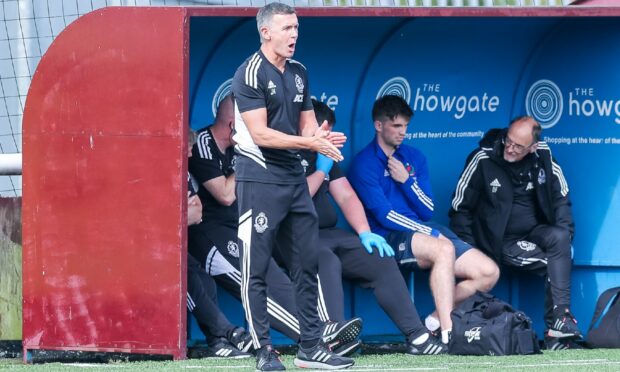 Cove Rangers manager Jim McIntyre. Photos by Dave Cowe