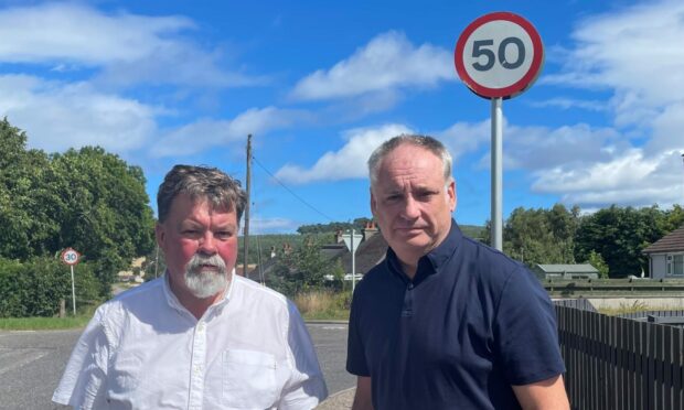 Residents of Roseisle have raised serious safety concerns regarding the speed of traffic travelling through the community.