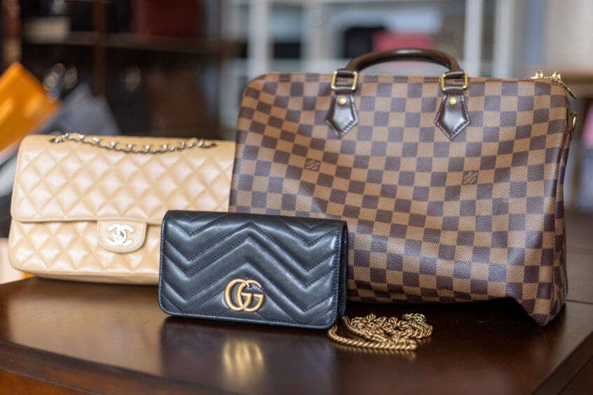 Gucci, Chanel and Louis Vuitton handbags for sale at Addicted to Handbags.