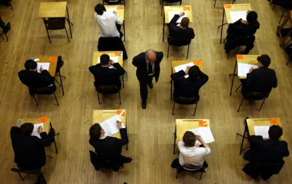 Pupils will be anxiously waiting for their results due to be released on August 9. Picture by David Jones/PA Wire.
