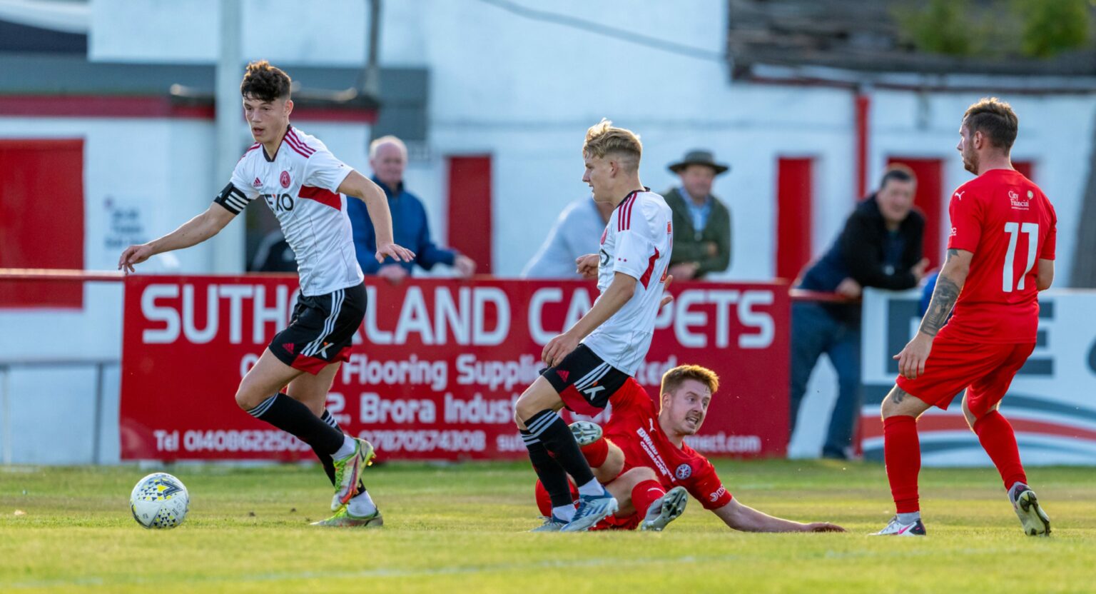 Brora Rangers Beat Aberdeen B Side 2-0 In SPFL Trust Trophy