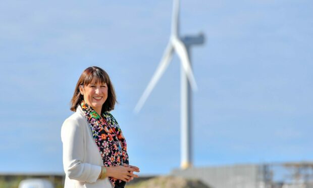 Rachel Reeves was in Scotland to discuss energy policy.