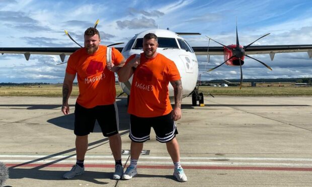 Luke and Tom Stoltman are throwing their weight behind Run the Runway to help support those battling cancer.