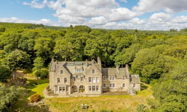Fairytale vibes: The Bield is a B-listed home in Elgin which is set within eight acres.