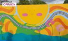 A sunny section of the Bedford Road footbridge mural (Photo: This Is Not By Chance collective)