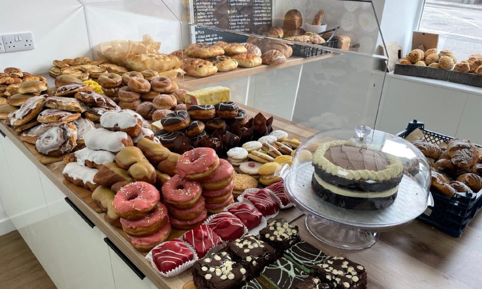 Selection of bakes at Vegan Bay Baker 