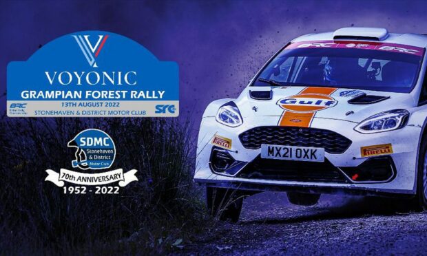 The Voyonic Grampian Forest Rally takes place on Saturday.