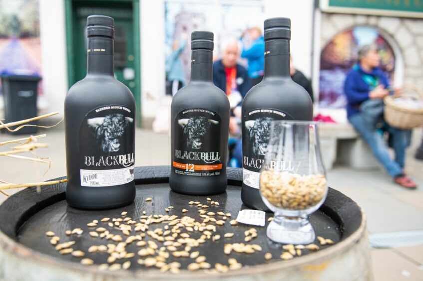 Black Bull Rum featured at Huntly Hairst whiskey tasting