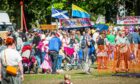Thousands gathered at Duthie Park for the event. Picture by Wullie Marr/DC Thomson.