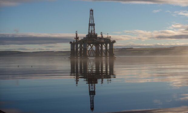 The Well-Safe Guardian is a semi-submersible rig repurposed for decomissioning North Sea wells.