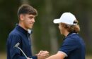 Italy's Marco Florioli and France's Ohian Guillamoundeguy were unbeaten on the first day at Blairgowrie.