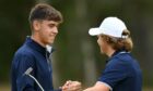 Italy's Marco Florioli and France's Ohian Guillamoundeguy were unbeaten on the first day at Blairgowrie.