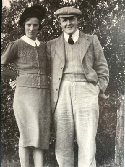 Lawrence Milne and his wife