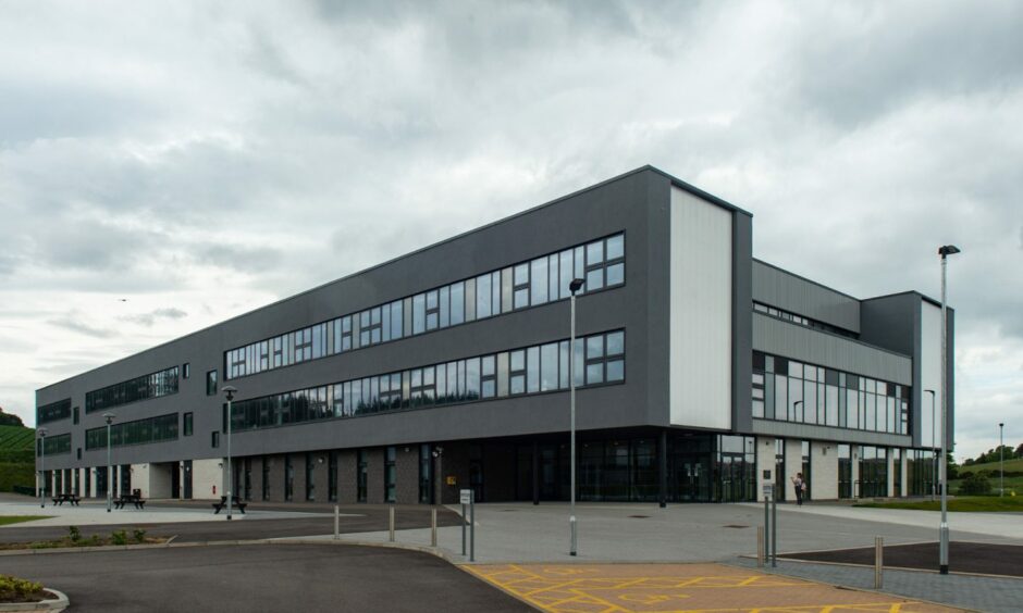 Exterior of Elgin High School