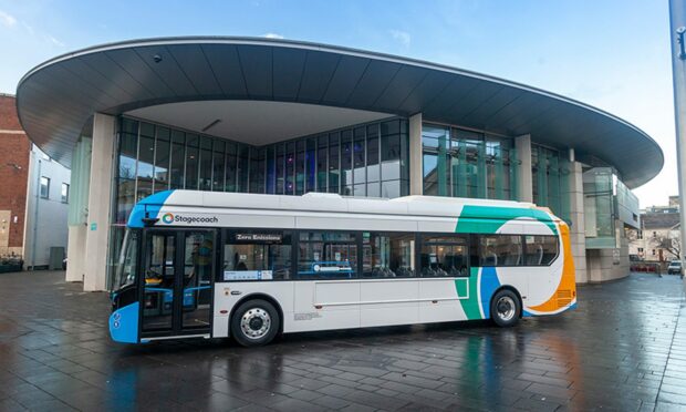 25 new all-electric buses will transform Inverness into a green transport hub. Picture by Stagecoach