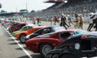 Racing start at Le Mans Classic 2022.