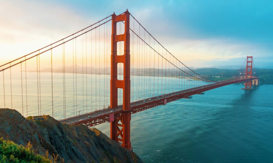 The Golden Gate Bridge in San Francisco was built in four years. Picture by TierneyMJ/Shutterstock.