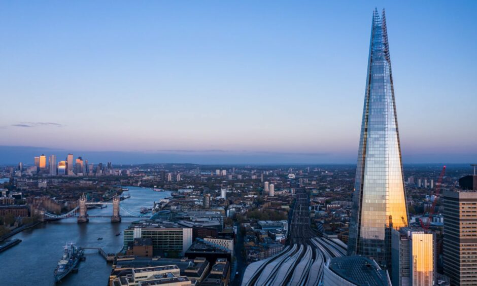 The Shard in London was finished in little more than three years. Will Union Terrace Gardens be completed in the same time? Picture by Adel Newman/Shutterstock