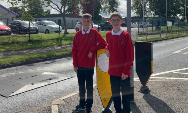 Duncan Forbes pupils Alastair Grant and Toby Watkins say the School Streets project will improve safety.