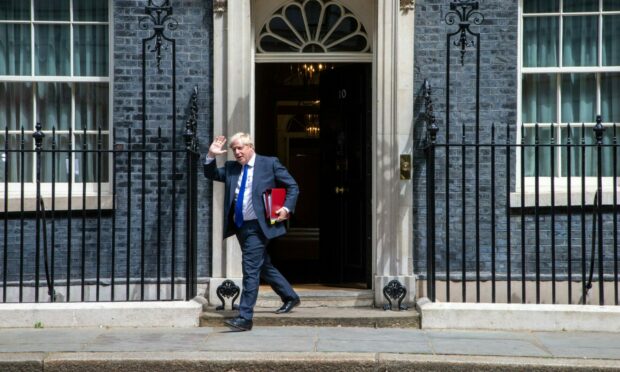 Boris Johnson said goodbye on July 7 but clung on to power.