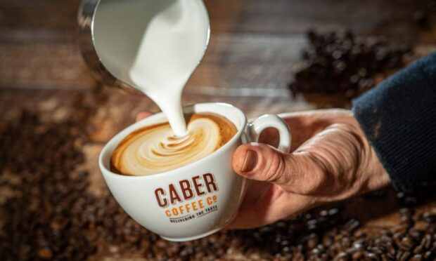 Cup of Caber's coffee.