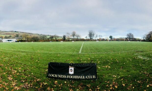 Loch Ness' home ground, King George V Park in Fortrose.