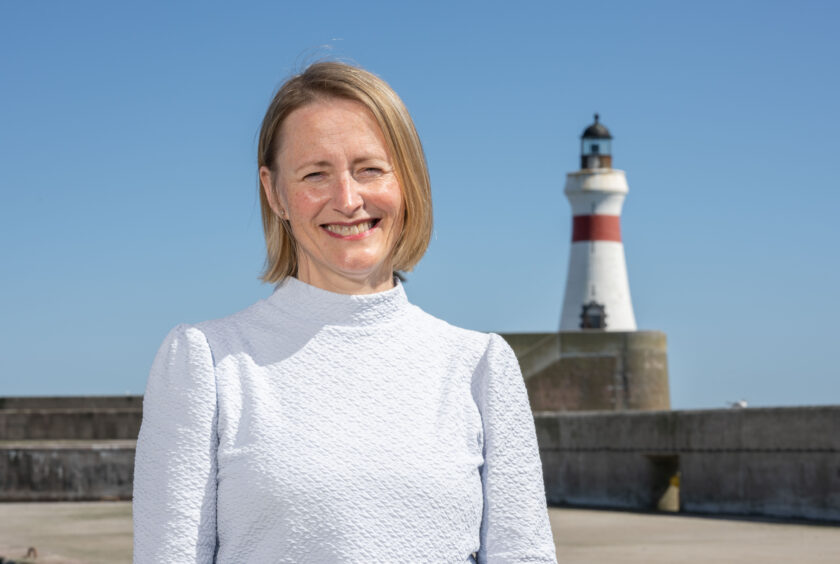 A picture of Pamela Neir, commercial manager at Fraserburgh Harbour