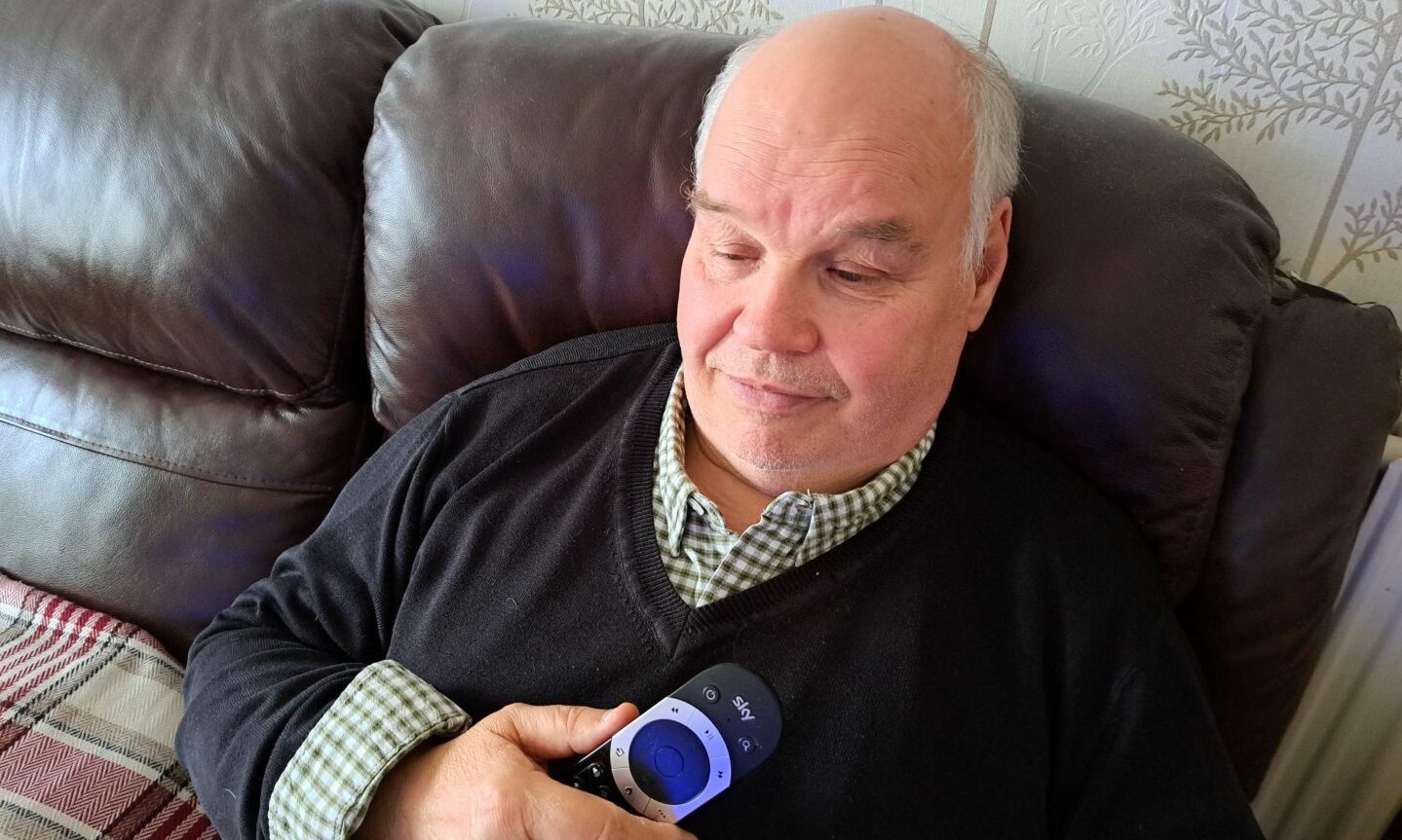 Sky offer partially sighted Aberdeenshire man HD TV he can't see