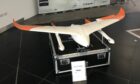 A drone set to be used in the Caelus trial