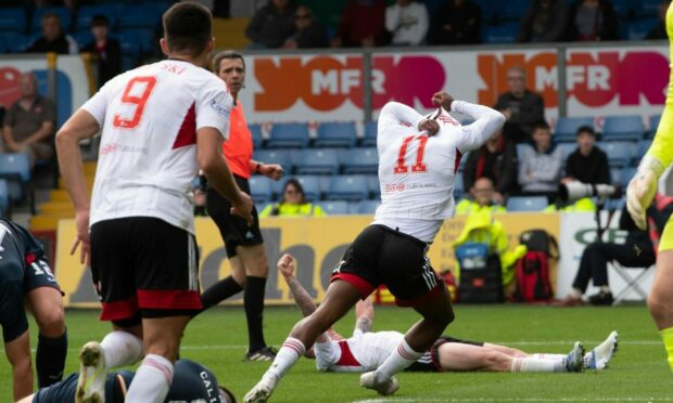 Luis 'Duk' Lopes scored a spectacular goal at Ross County on Saturday.