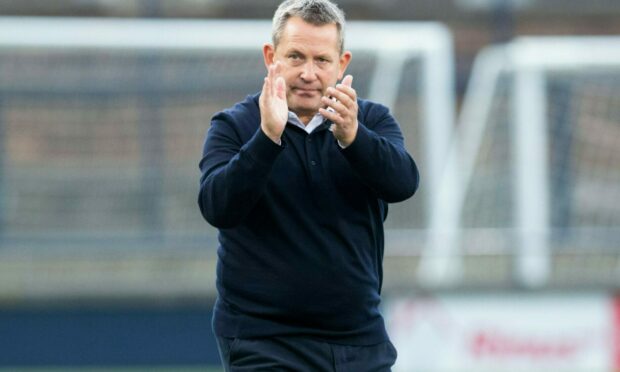 Inverness head coach Billy Dodds. Image: SNS Group