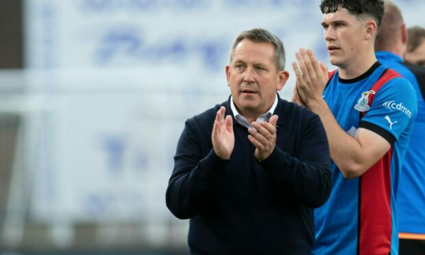 Inverness head coach Billy Dodds.