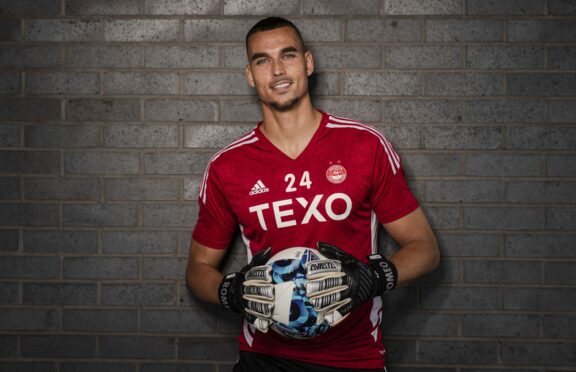 Kelle Roos has become first choice keeper at Aberdeen.