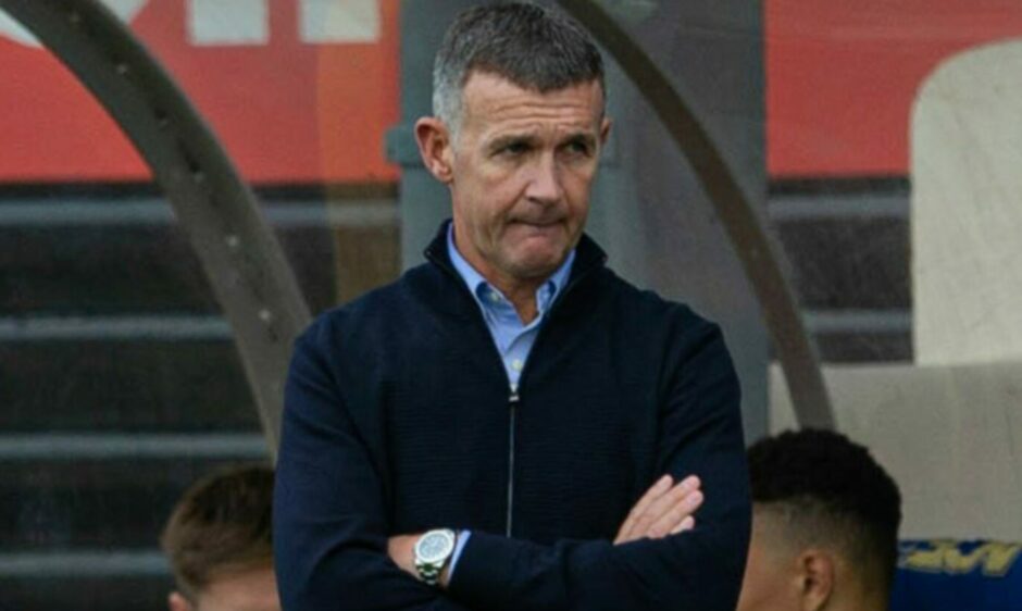 Cove Rangers boss Jim McIntyre. Image: SNS