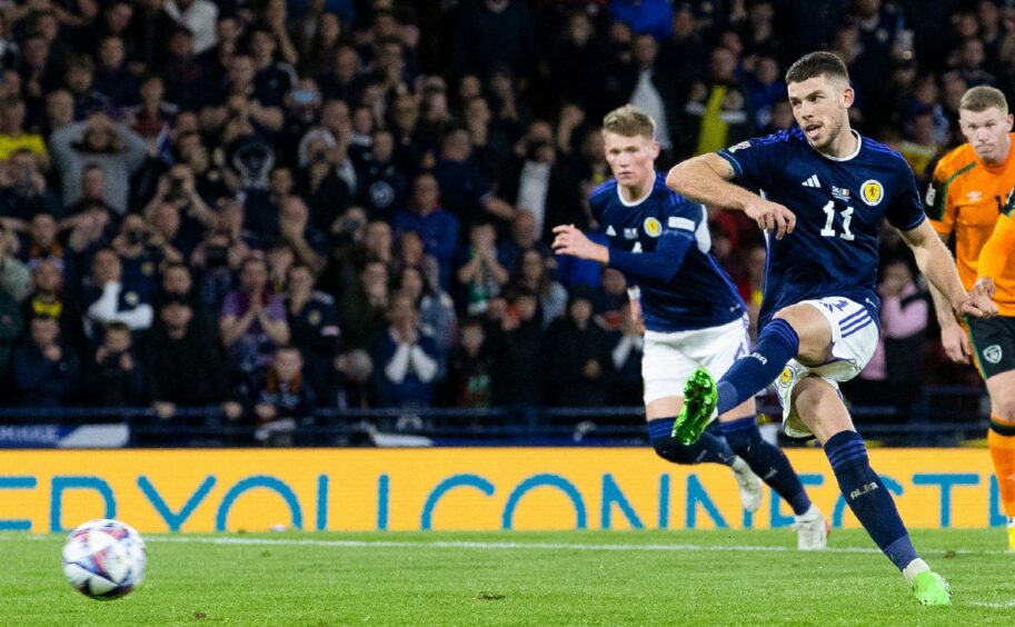 Scotland's Ryan Christie in action