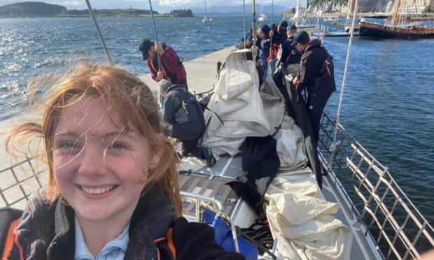 Emily Grist from the Black Isle completed the 12 day sailing expedition as part of her Gold Duke of Edinburgh.
