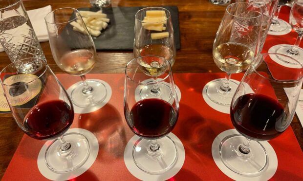 Six wines were included in the tasting - three whites and three reds.