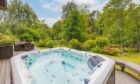 Hot property: Check out the beautiful views from the hot tub.