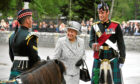 The Queen Elizabeth II at Balmoral with the Guard of Honour.
Photo by Mark Owens