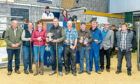 The main prizewinners and judges at the Quoybrae sale in Caithness.