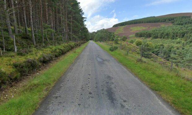 The crash happened at around 7.55pm on the A9 near Slochd Summit. Supplied by Google Maps.